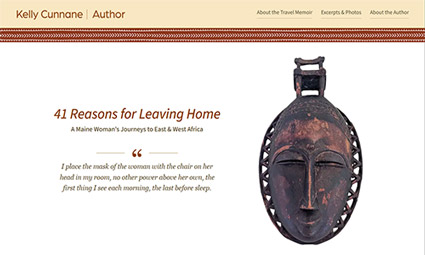 Website designed for Kelly Cunnane