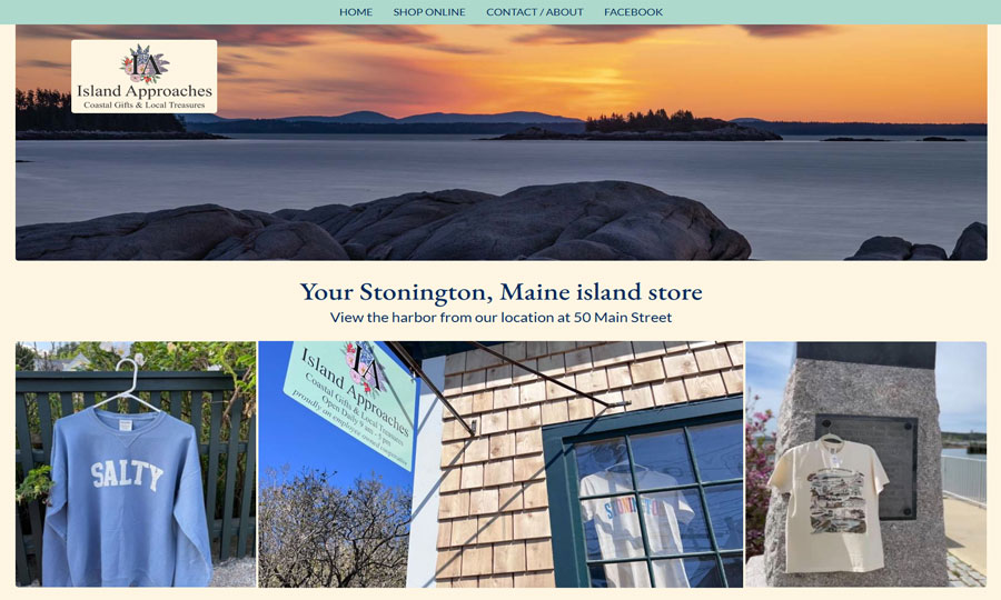 Website designed for Island Approaches